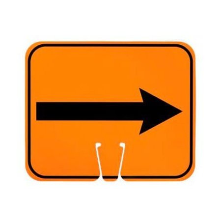 NATIONAL MARKER CO Cone Sign - Right Arrow CS5
